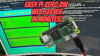 Full Setup of Raspberry Pi Zero 2W as a Web Server using only SSH (No monitor or keyboard needed)