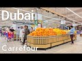 Dubai [4K] Carrefour Hypermarket & Mall Of Emirates Walking Tour ae