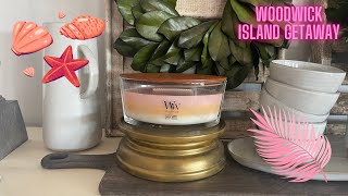 WoodWick Candle Review: Island Getaway Trilogy (Coastal Sunset, Seaside Mimosa, Island Coconut)