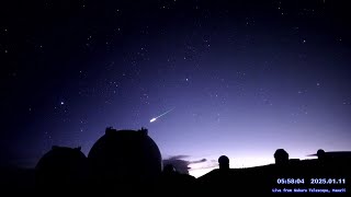 ハワイ・マウナケア星空ライブカメラ 2025年1月10 \u0026 11日UTの流星ダイジェスト/Meteors over Maunakea, Hawaii, Jan 10 \u0026 11, 2025 UT