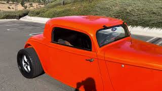 1933 Ford Hot Rod Custom built - $300k invested! Bugatti interior, pearl orange paint.