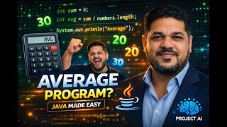 Average Program in Java Explained | Simple Java Tutorial for Beginners