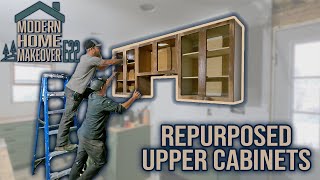 Modern Home Makeover // Upper Cabinets - Episode 22