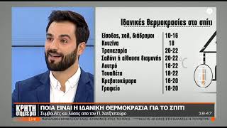 Ποια είναι η ιδανική θερμοκρασία για το σπίτι