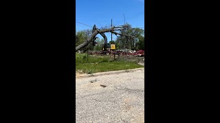 What former Funeral Home in Flint looks like now after demolition