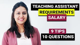 Teaching Assistant: 10 things every future TA should know | 9 tips to be an amazing TA | Student Job