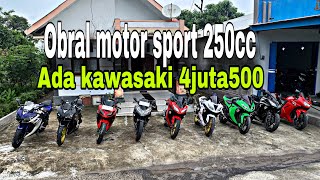 KAWASAKI HARGA 4JUTA500‼️OBRAL MOTOR SPORT 250CC SURAT WAJIB LENGKAP