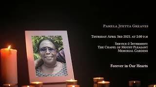 In Loving Memory Pamela Greaves - Obituary