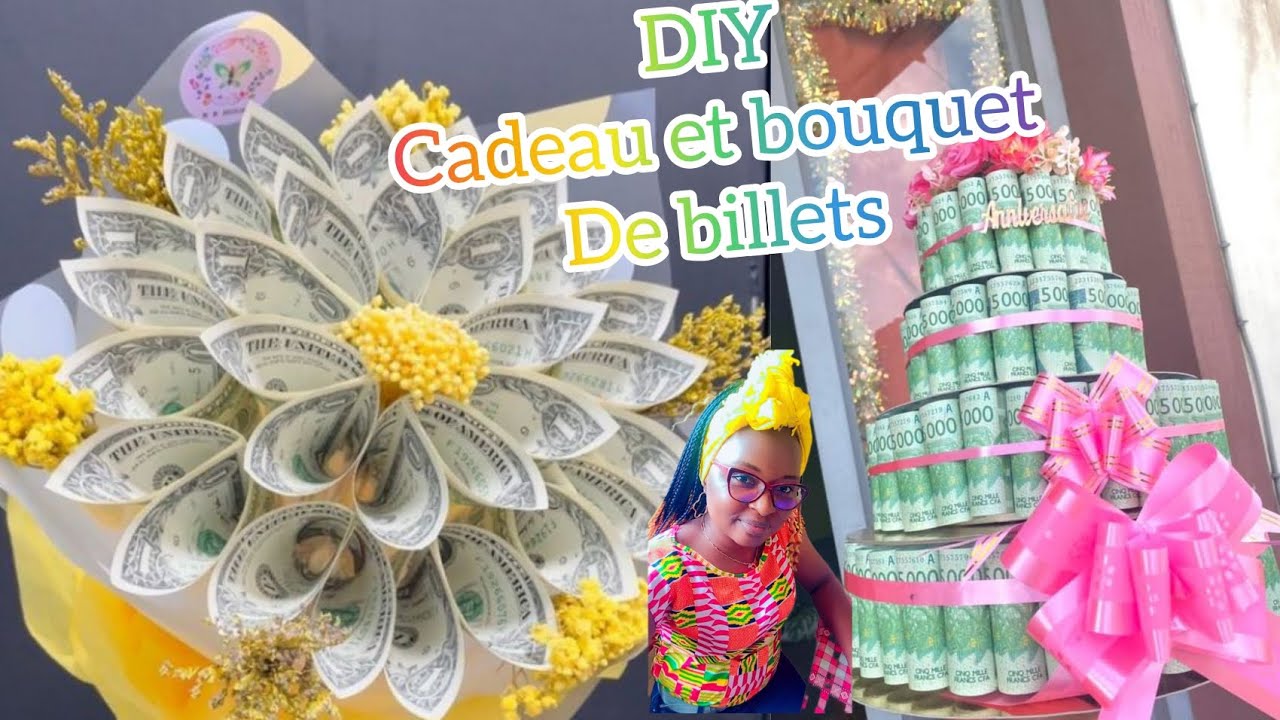 Comment Réaliser Un Bouquet De Billets Et Un Gâteau De Billets De ...