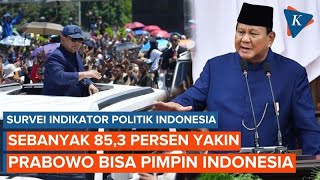 Survei Indikator Politik Indonesia: 85,3 Persen Yakin Prabowo Bisa Pimpin Indonesia