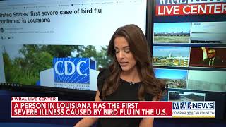 United States’ first severe case of bird flu confirmed in Louisiana