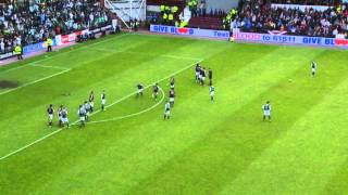 Brilliant Leigh Griffiths Goal, Hearts 1-2 Hibernian, 12/05/2013