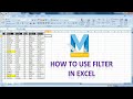 filter in ms excel how to filtering data in excel excel tutorial part 14