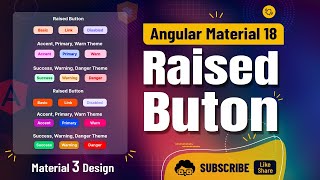 Angular 18 Stylish Raised-Toggle in Angular Material tutorial | Material 3 Design
