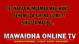 Je, Inafaa Kumlamba MKE wako Sehemu za SIRI kwa Ulimi.? Sikiliza Majibu.