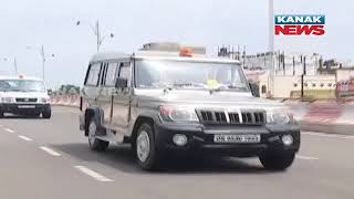 Police Patrolling In Bhubaneswar To Caution People That COVID-19 Is Not Over Yet