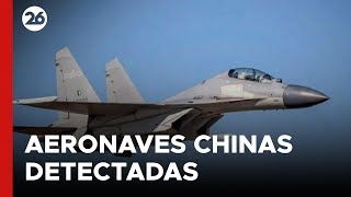 TAIWÁN detectó 45 aviones y 6 buques de CHINA cerca de la isla