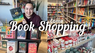 Come BOOK SHOPPING with me!! Bookstore & Library haul! {Bookmas Day 4}