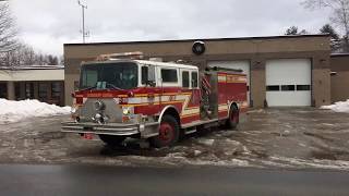 Queensbury Central Engine 315 and Engine 316 Responding