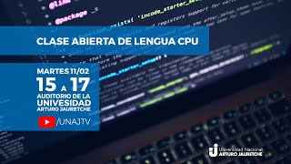 Clase Abierta de Lengua CPU