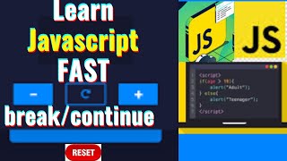 How I Would Learn JavaScript FAST in 2023 (from zero) -JavaScript break/continue
