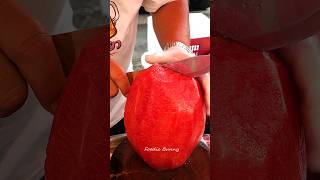 Amazing Bright Red Watermelon Cutting Skills - Fruit Cutting Skills