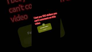 $100 you can’t comment on this video #fypシ゚viral #100dollars #viralvideos