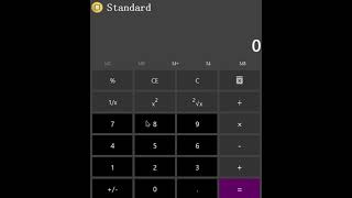 Standard Calculator | Java | NetBeans