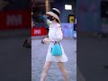 分享裙装穿搭 街拍 中国街拍 美女街拍 chinese candid 穿搭 穿衣搭配