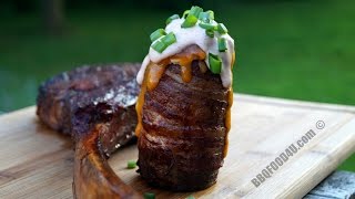 Volcano Potato Recipe Jalapeño Popper Version   - BBQFOOD4U