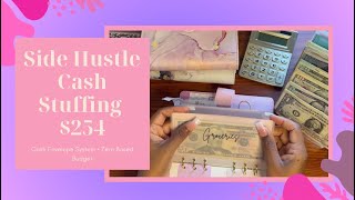 Side Hustle Cash Stuffing • Poshmark Income $254 • November No.2 #cashstuffing #cashenvelopesystem