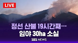 🔴 [LIVE] 정선 여량면 산불, 18시간여 만에 주불 진화 | 헬기 13대 투입…\