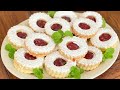 Cookies With Strawberry Jam Recipe- Sablés à la Confiture