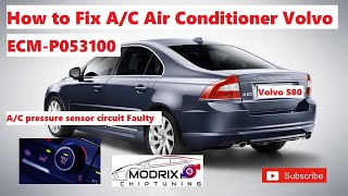 ❗Volvo S80 2.4 D5 120kw 2008 A/C NOT working! ECM-P053100 A/C pressure sensor circuit Faulty🔥Fixed✅