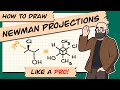 How to Draw Newman Projections | Easy Step-by-Step Guide