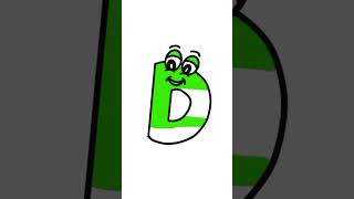 D letter drawing #shortsvideo #shorts #shortsviral #drawing #kiddraws 1 February 2025 #youtubeshorts