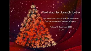 Weihnachten braucht Liebe (Lesung mit Sabine Brandl und Jan-Eike Hornauer) | 18. Dezember 2020