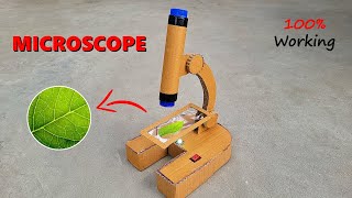 How to make Microscope with cardboard | Science project 2024