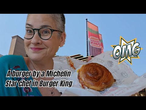 A burger from a Michelin star chef at Burger King