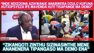 PA KULINJI LERO AYANKHURANA NDI MA VENDOR OMWE AMAPANGA MA DEMO DZULO KU PARLIAMENT NDIPO ANGA'ALURA