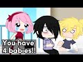 4 Baby!?👶🏻||•🐍SasuNaru🦊•||{Uchimaki Family}(Naruto Gacha Memes🐸)[🇹🇷🇺🇲]