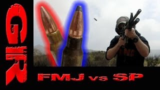 Gel Test - Full Metal Jacket vs Soft Point Ammunition