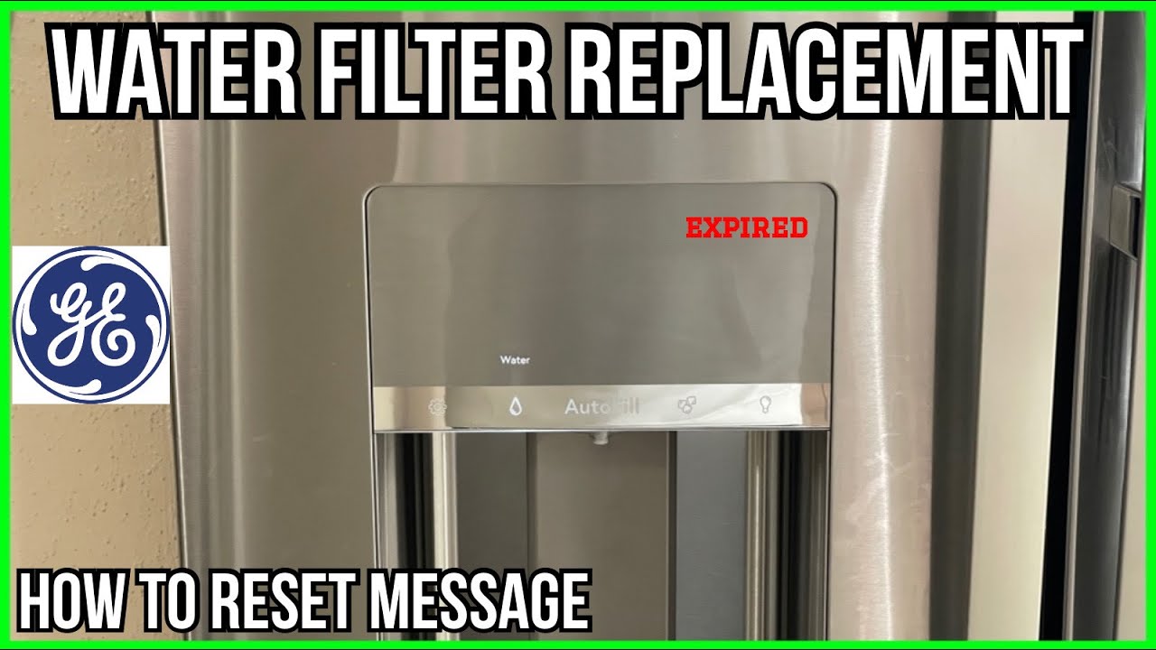 How To Replace GE Water Filter PVD28BYNBFS ( Reset ) - YouTube