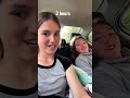 I filmed myself every hour of our car ride until we got here!