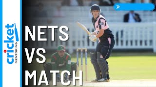 THE BEST CRICKETERS DO THIS | NETS VS MATCH MINDSET