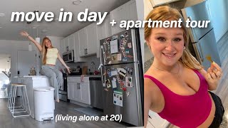 moving into my dream apartment: empty apartment tour & living alone!
