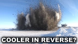 Huge Explosion in REVERSE