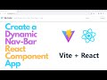 How to Create a Responsive Dynamic Nav-Bar Component Using React with TypeScript