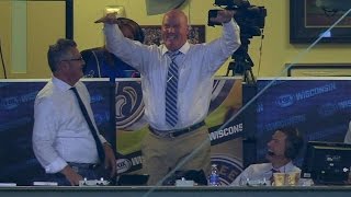 SD@MIL: Friars' broadcaster dances in the booth