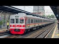 Nonton KRL Commuter Line di Stasiun Cawang! Tokyu 8000, JR 205 Musashino, TM 6000 ex Chiyoda Line!